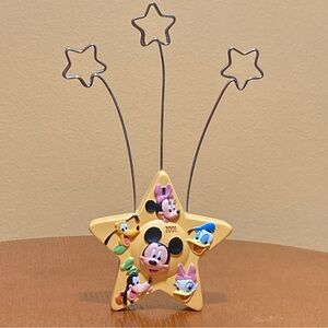 Disney Mickey Mouse Star-Shaped Photo Holder Double sided 1928 2001